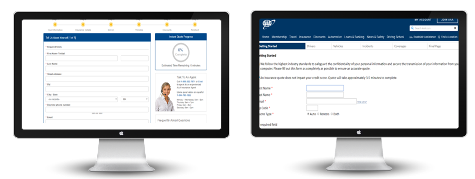 auto insurance quote funnels